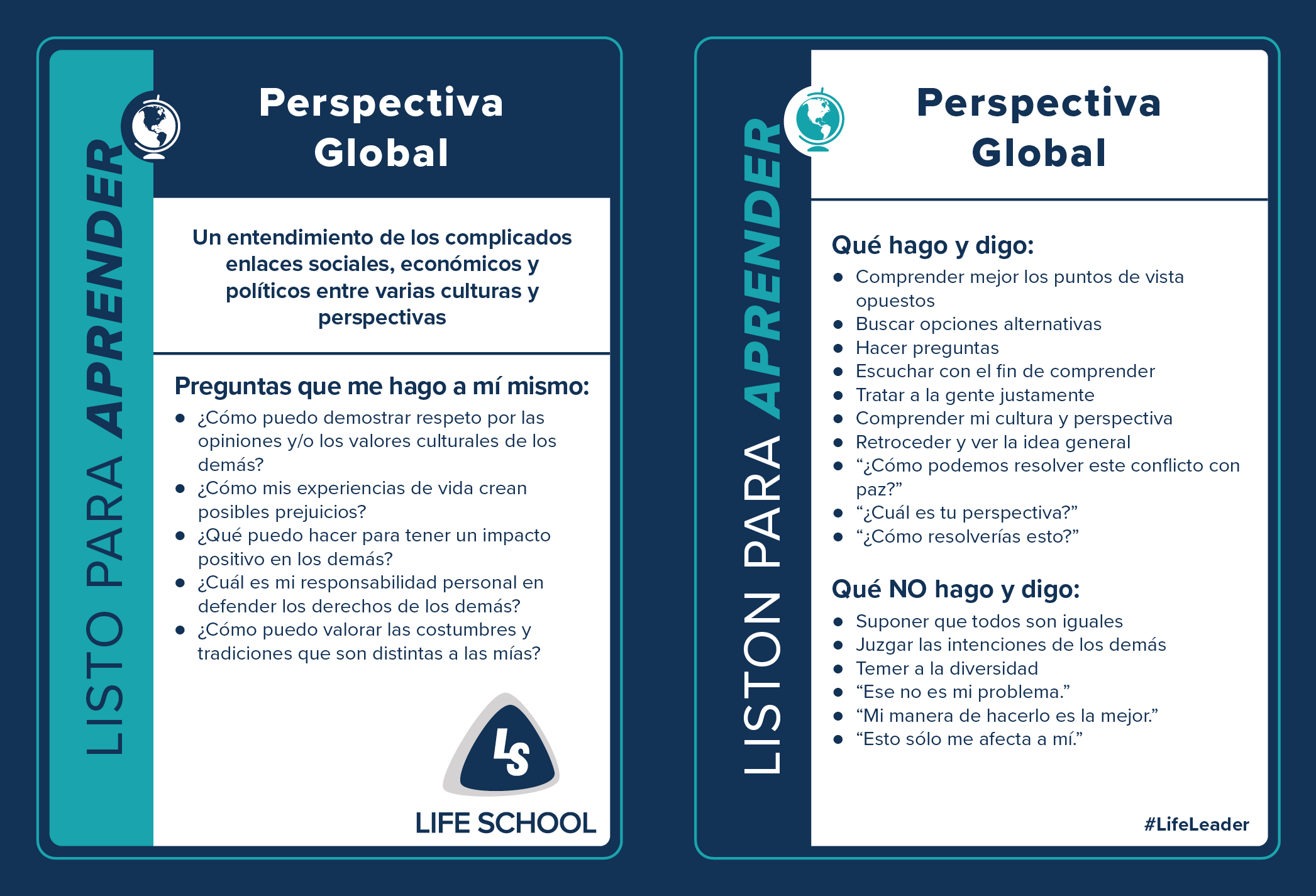 LL Action Card - Global Perspective - Spanish
